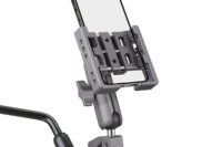 FANAUE Aluminum Motorcycle Phone Holder with Anti Vibration Device 360° Rotation Bike Phone Mount for Motorbike Bicycle ATV/UTV