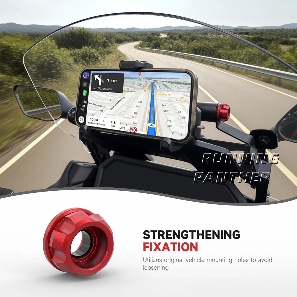 For YAMAHA TMAX 560 TMAX560 T-MAX560 2025 22MM Motorcycle Navigation Bracket Phone Holder Plate Stand Mobile  Accessories For YAMAHA TMAX 560 TMAX560 T-MAX560 2025 22MM Motorcycle Navigation Bracket Phone Holder Plate Stand Mobile  Accessories