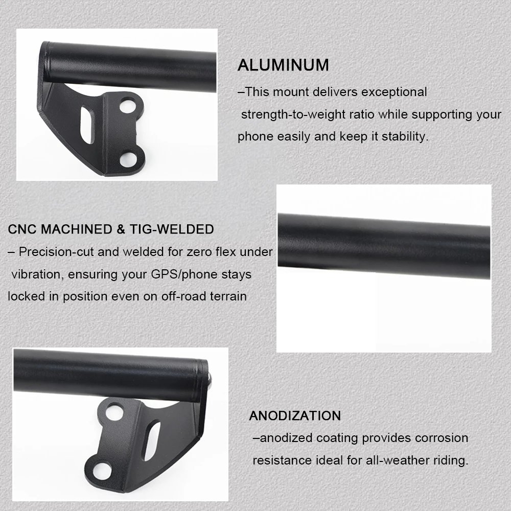 For Triumph Speed400 Speed 400x 2024 Scrambler 400 24 Motorcycle GPS Navigation Phone Holder Extension Holder Cellphone Bracket