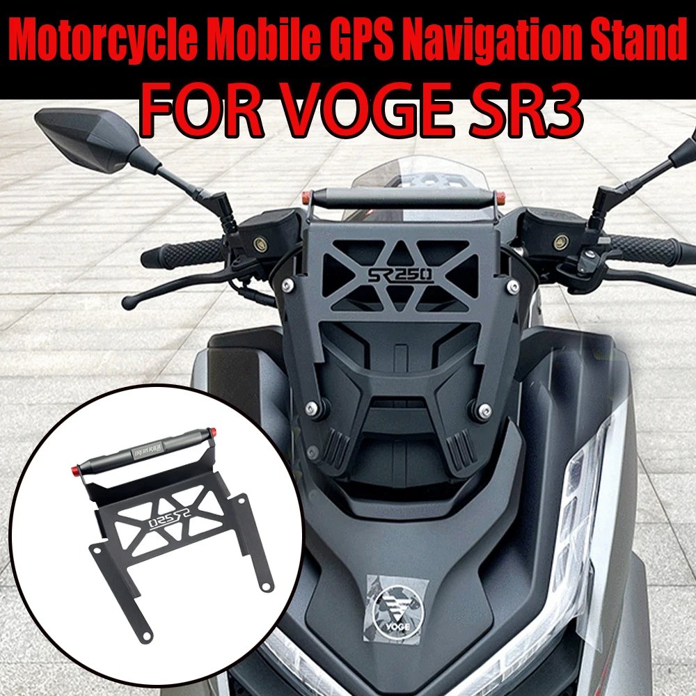 Motorcycle Accessories GPS Navigation Bracket Mobile Phone Holder Stand 22mm For 2024 2025 VOGE SR3 SR 3 SR250 Motorcycle Accessories GPS Navigation Bracket Mobile Phone Holder Stand 22mm For 2024 2025 VOGE SR3 SR 3 SR250
