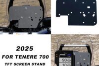 2025 For Yamaha Tenere700 TFT Holder Dashboard Replacement Kit Tenere 700 Multifunction Display Base GPS Stabiliser Navigation
