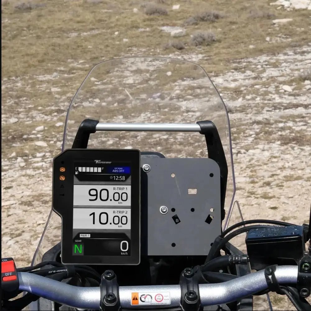 2025 For Yamaha Tenere700 TFT Holder Dashboard Replacement Kit Tenere 700 Multifunction Display Base GPS Stabiliser Navigation