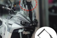 For KOVE 800X 800 X 2023 2024 Motorcycle Accessories GPS Navigation Bracket Mobile Phone Holder Stand 22mm