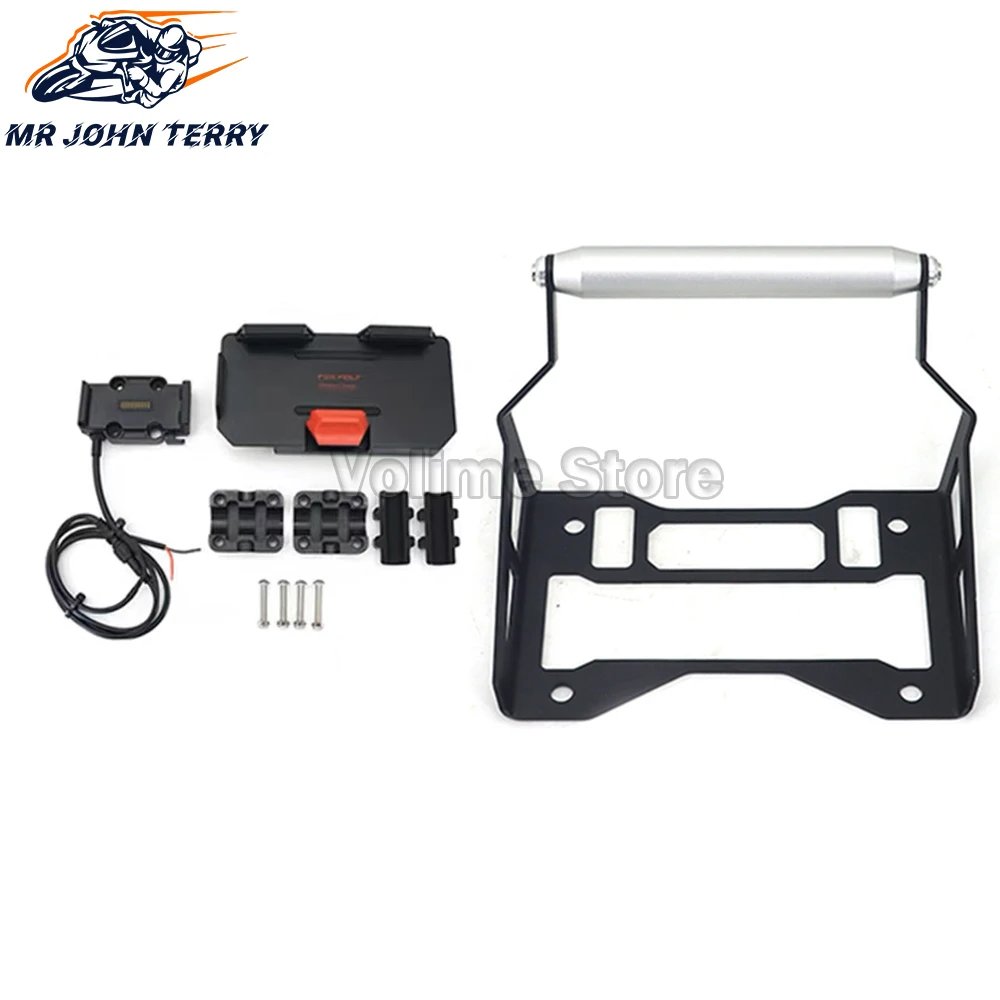 For 1290 SUPER ADV ADVENTURE S R 2021 2022 Motorcycle GPS Phone Holder USB & Wireless Charger Navigation Bracket Mount Stand For 1290 SUPER ADV ADVENTURE S R 2021 2022 Motorcycle GPS Phone Holder USB & Wireless Charger Navigation Bracket Mount Stand