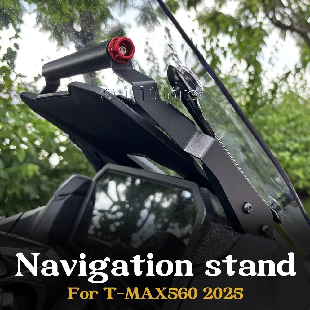 TMAX560 2025 NEW Motorcycle Accessories Front Mobile Phone Navigation Bracket GPS Mount For YAMAHA T-MAX 560 TMAX 560 T-MAX560