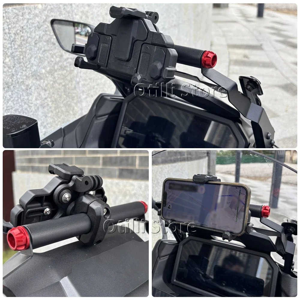 TMAX560 2025 NEW Motorcycle Accessories Front Mobile Phone Navigation Bracket GPS Mount For YAMAHA T-MAX 560 TMAX 560 T-MAX560