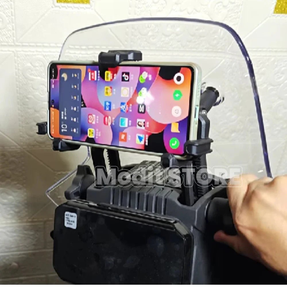 New Motorcycle GPS Phone Holder Stand Shock Absorber Phone Stand Navigation Bracket For CFMOTO 450MT 450 MT New Motorcycle GPS Phone Holder Stand Shock Absorber Phone Stand Navigation Bracket For CFMOTO 450MT 450 MT