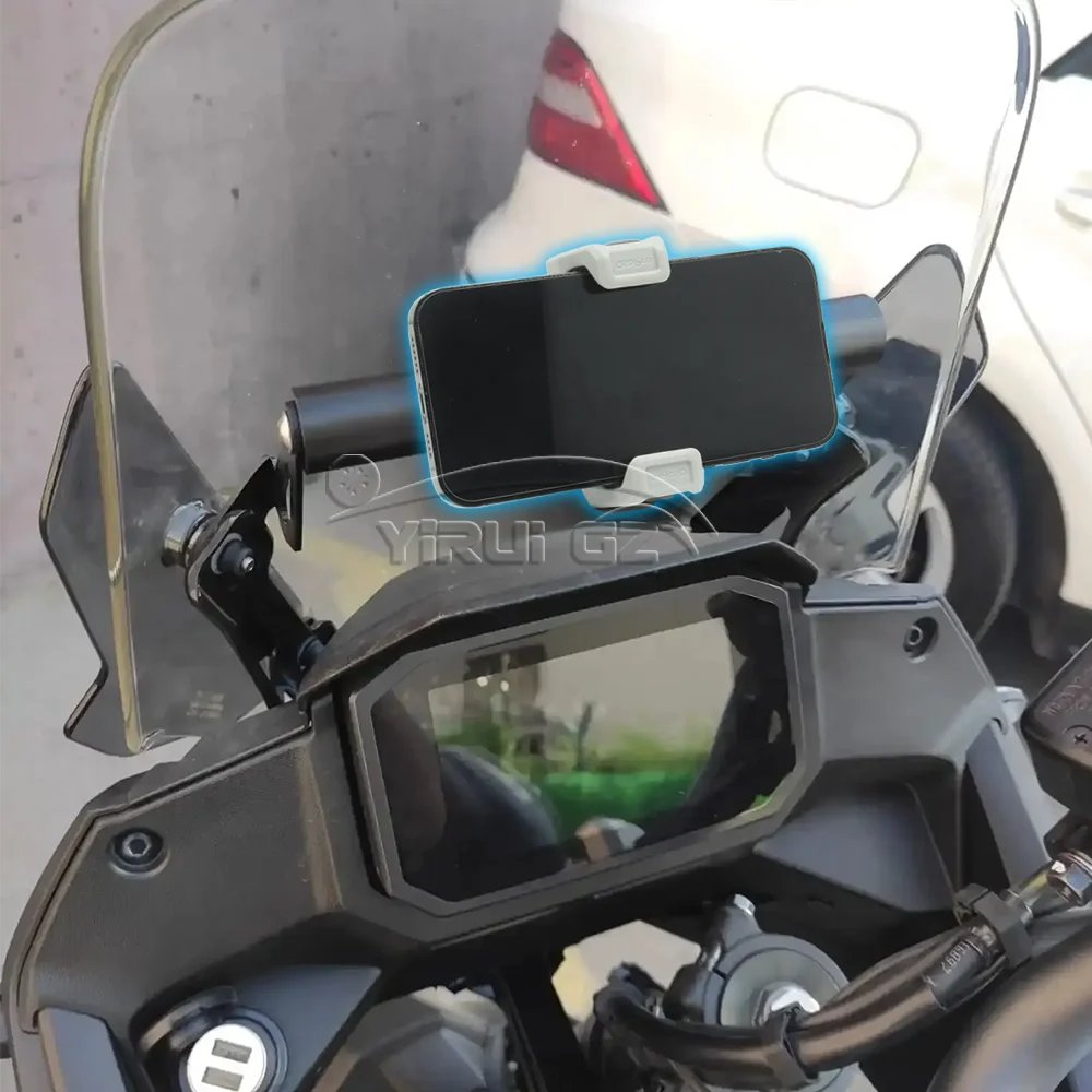 Motorcycle For APRILIA sr gt200 windshield Stand Holder Phone Mobile Phone GPS Navigation Bracket  SR GT200 GT 200 2022 2023-202