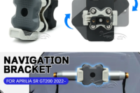 Motorcycle For APRILIA sr gt200 windshield Stand Holder Phone Mobile Phone GPS Navigation Bracket  SR GT200 GT 200 2022 2023-202