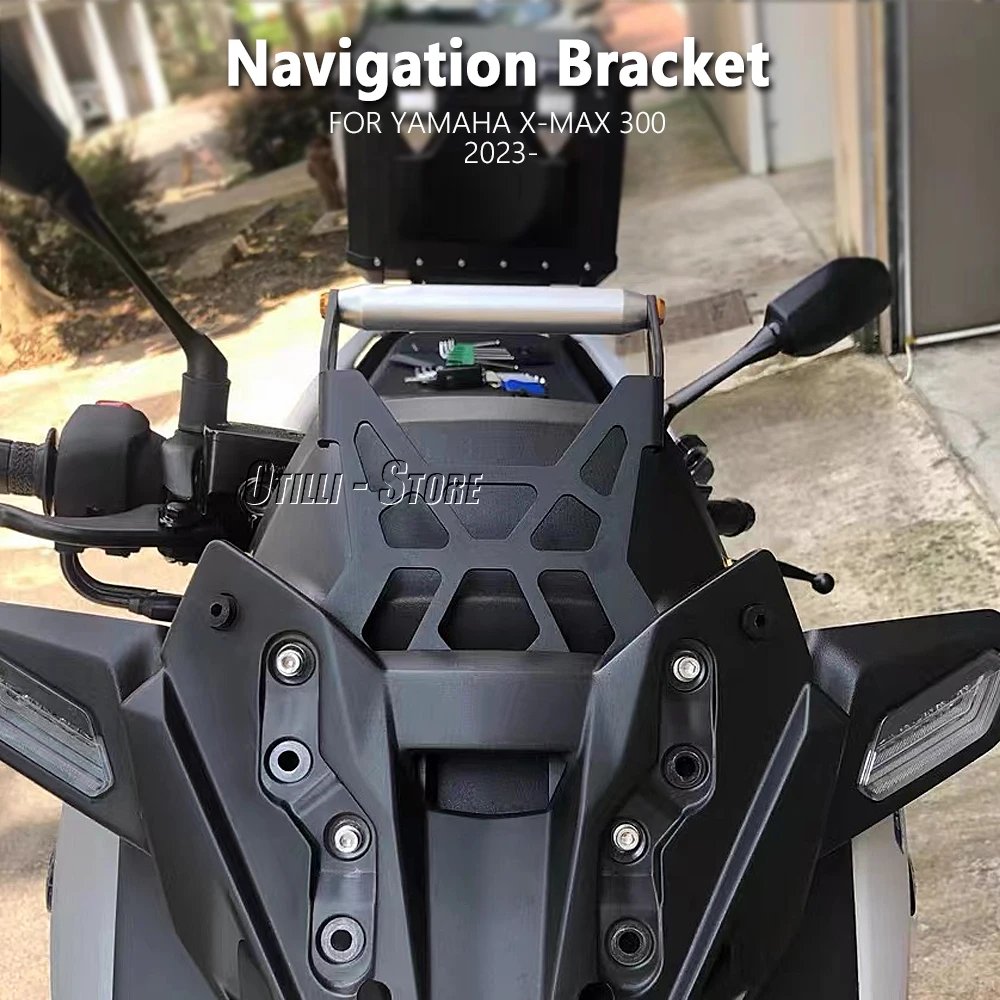 For YAMAHA XMAX 300 XMAX300 X-Max300 X-MAX 2023- New Motorcycle GPS Navigation Mounting Bracket Adapter Holder 300 X-MAX300