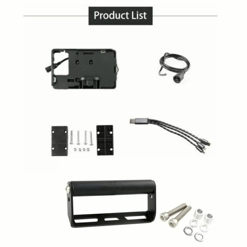 For Honda CRF1000L/1100L Africa Twin Phone Bar Mount USB Charger Bracket Holder Motorcycle Accessories For Honda CRF1000L/1100L Africa Twin Phone Bar Mount USB Charger Bracket Holder Motorcycle Accessories