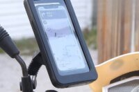 Waterproof Motorcycle Bike Mobile Phone Holder Support Universal Bicycle GPS 360° Swivel Adjustable Motorcycle Cellphone Holder