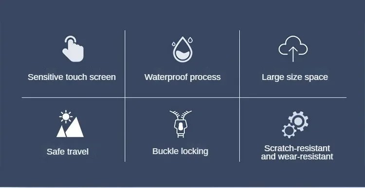 Waterproof Motorcycle Bike Mobile Phone Holder Support Universal Bicycle GPS 360° Swivel Adjustable Motorcycle Cellphone Holder