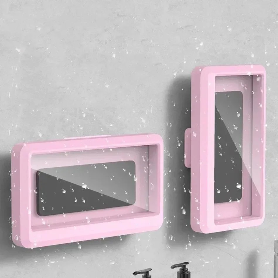 Fixed Universal Waterproof and Anti-fog Mobile Phone Case for Bathroom Shower Phone Holder Waterproof Can Touched Shower Phone Fixed Universal Waterproof and Anti-fog Mobile Phone Case for Bathroom Shower Phone Holder Waterproof Can Touched Shower Phone