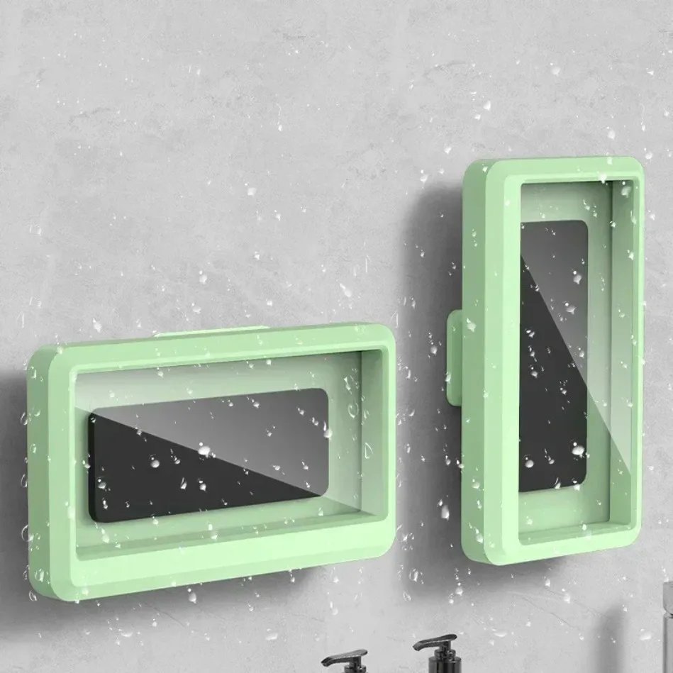 Fixed Universal Waterproof and Anti-fog Mobile Phone Case for Bathroom Shower Phone Holder Waterproof Can Touched Shower Phone Fixed Universal Waterproof and Anti-fog Mobile Phone Case for Bathroom Shower Phone Holder Waterproof Can Touched Shower Phone