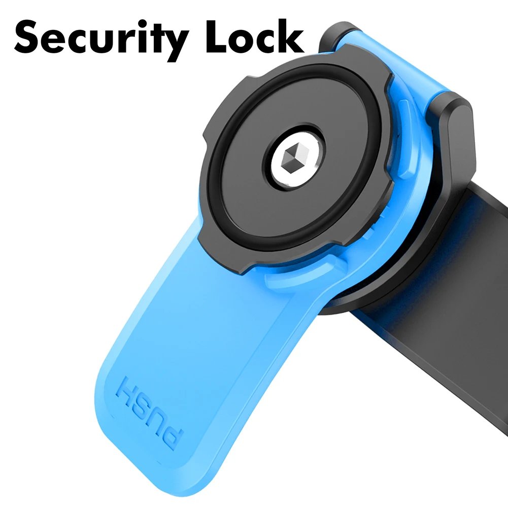 Motorcycle Handlebar Phone Holder 360°Rotatable Bicycle Bracket Security Navigation Support Mount Moto Anti-Shock Phone Brackets