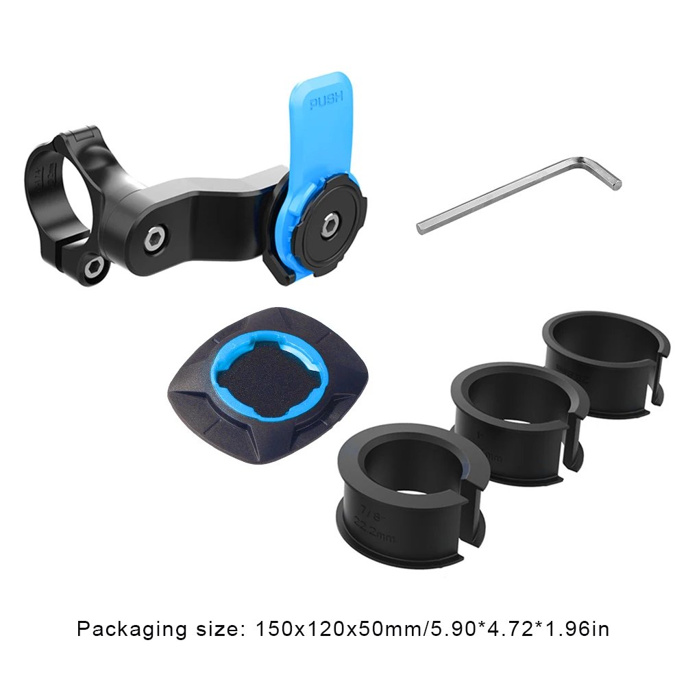 Motorcycle Handlebar Phone Holder 360°Rotatable Bicycle Bracket Security Navigation Support Mount Moto Anti-Shock Phone Brackets