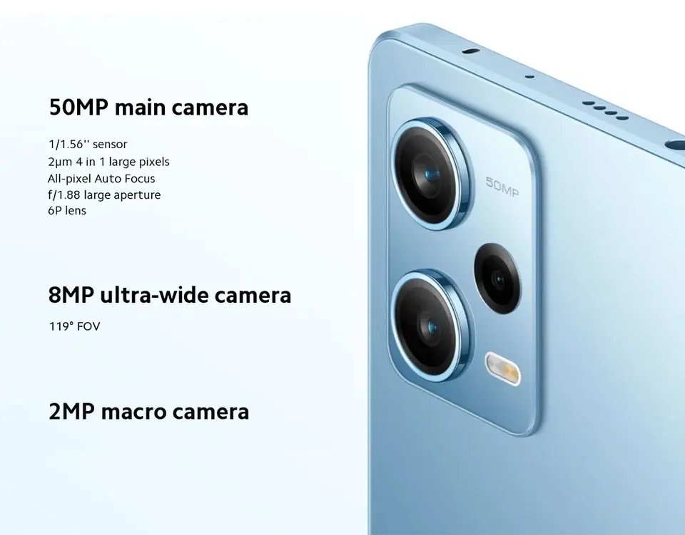 Global firmware 5G Xiaomi Redmi Note 12 Pro Smartphone  Camera MediaTek Dimensity 1080 16MP 2400×1080 used phone