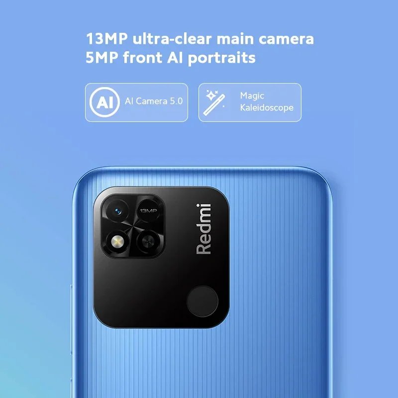 Xiaomi Redmi 10A 4G Smartphone 4GB 64GB Helio G25 Octa Core 6.53' HD Display 13MP Fingerprint 5000mAh Cellphone Global Rom