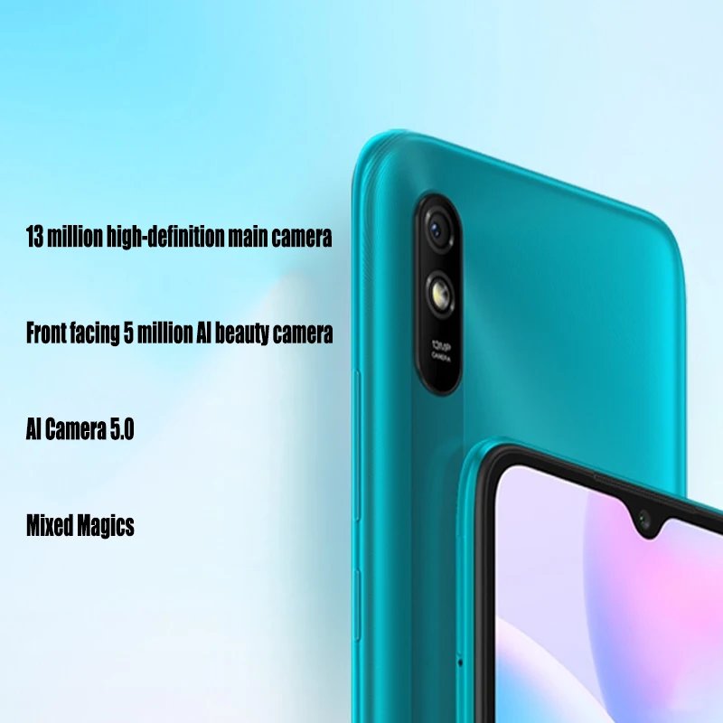 Google store android Xiaomi Redmi 9A 4G smartphone 4GB 64GB 5000mAh 13MP MTK Helio G25 used phone