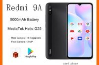 Google store android Xiaomi Redmi 9A 4G smartphone 4GB 64GB 5000mAh 13MP MTK Helio G25 used phone