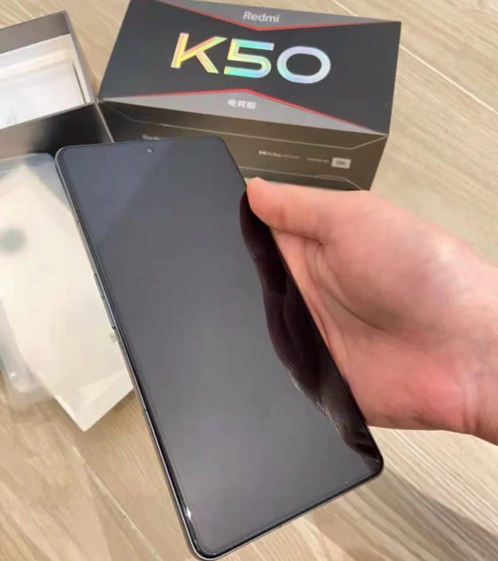 Global Firmware xiaomi redmi k50 gaming 5G smartphone Qualcomm Snapdragon 8 Gen1 64MP Side fingerprint 6.67“120W used phone