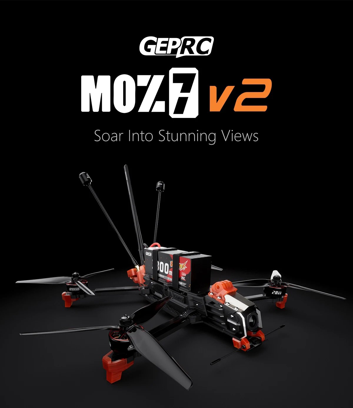 GEPRC MOZ7 V2 O4 Pro Air Unit FPV GPS 7Inch RC LongRange Freestyle Drone 2809-1450KV ELRS915M/2.4G Gemx Dual-Band Receiver GEPRC MOZ7 V2 O4 Pro Air Unit FPV GPS 7Inch RC LongRange Freestyle Drone 2809-1450KV ELRS915M/2.4G Gemx Dual-Band Receiver