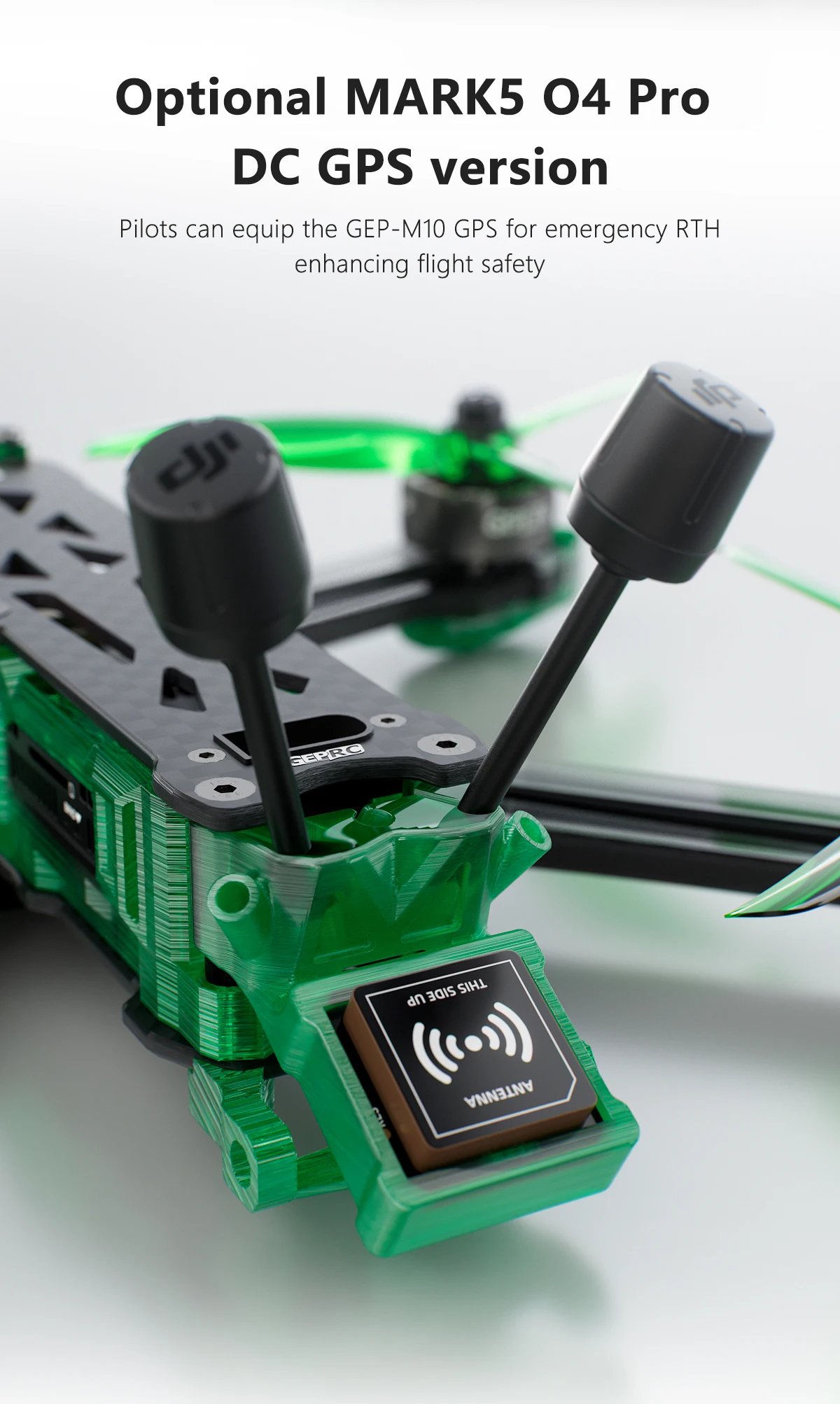 GEPRC MARK5 O4 Pro FPV Drone VTX O4 Air Unit GPS TAKER F722 Stack 2107.5 1960KV RC FPV Built Bluetooth Quadcopter Freestyle