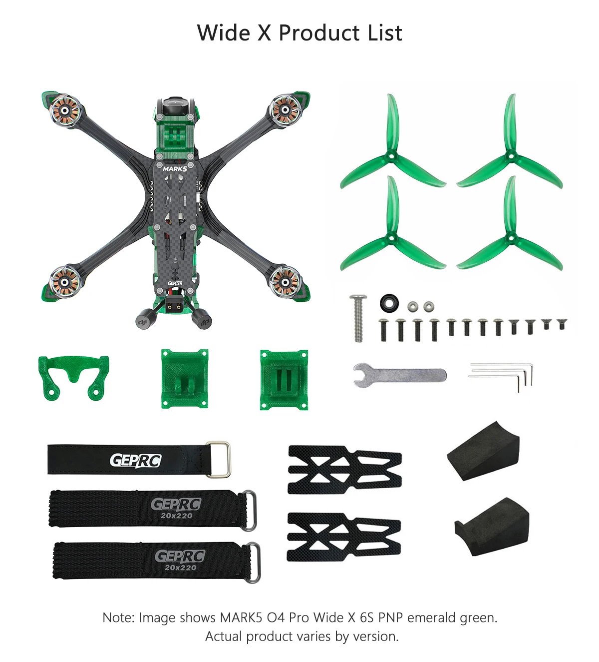 GEPRC MARK5 O4 Pro FPV Drone VTX O4 Air Unit GPS TAKER F722 Stack 2107.5 1960KV RC FPV Built Bluetooth Quadcopter Freestyle