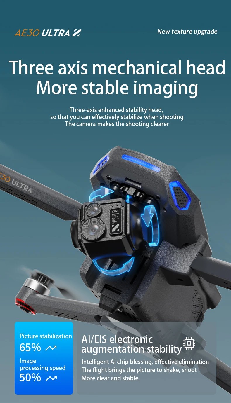 AE30 Professional Fishing Airdrop Drone 8K HD Camera 3-Axis Gimbal 10KM Brushless GPS FPV Dron Obstacle Avoidance RC Quadcopter