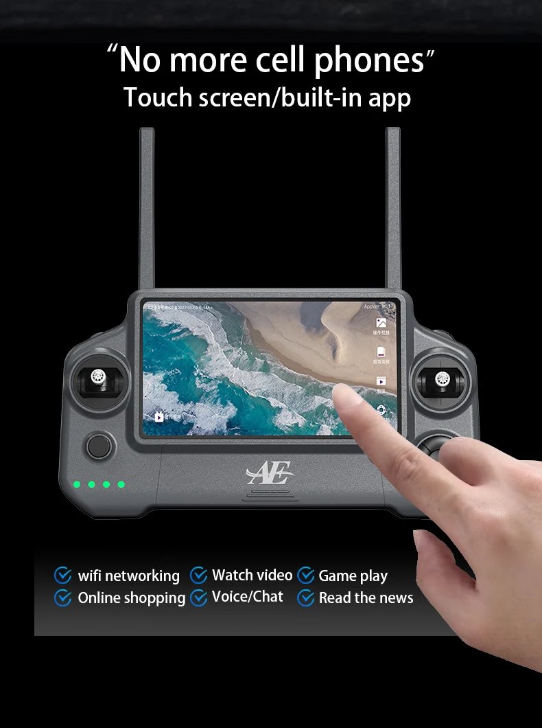 AE30 Professional Fishing Airdrop Drone 8K HD Camera 3-Axis Gimbal 10KM Brushless GPS FPV Dron Obstacle Avoidance RC Quadcopter