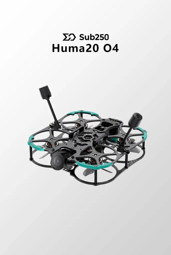 Sub250 Huma20 2 Inch HD O4 Pro 4S Redfox A3 45A AIO XT30 with PNP/ELRS2.4G/TBSnanoRX CineWhoop Drone Sub250 Huma20 2 Inch HD O4 Pro 4S Redfox A3 45A AIO XT30 with PNP/ELRS2.4G/TBSnanoRX CineWhoop Drone