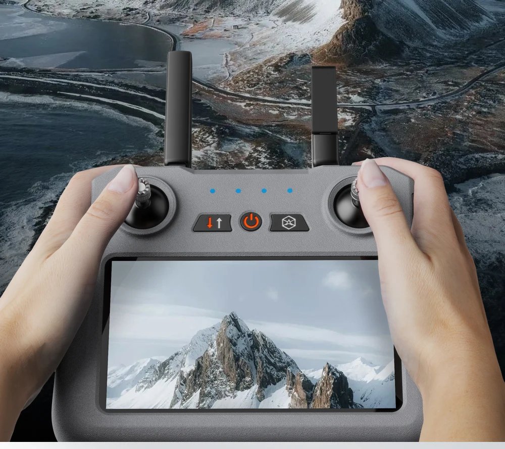 019 Drone 4K HD Camera With Touch Screen 3-Axis Gimbal 360° Obstacle Avoidance Brushless EIS Electronic RC Q