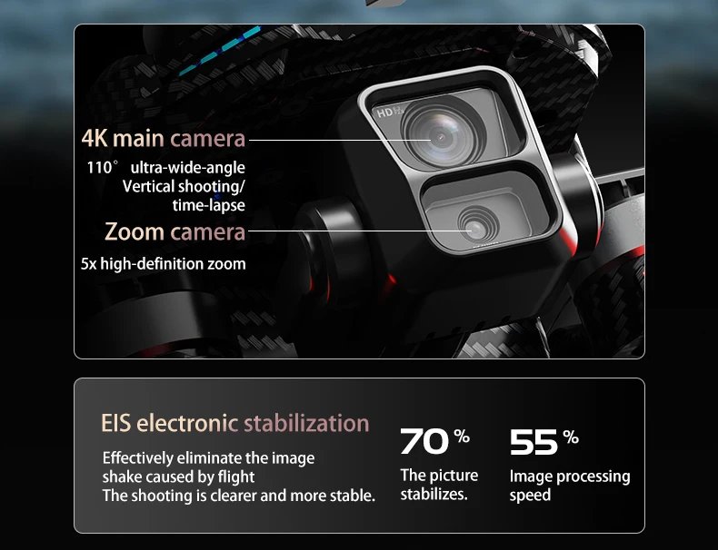 AE60 MAX GPS Drone Professional 8K Camera Aerial FPV Brush Avoiding Obstacle with Large Screen Remote Control Folding Dron