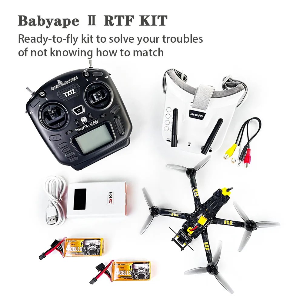 DarwinFPV BabyApe 2 FPV Drone Flight Control Quadcopters 6S 4S  RTF FPV Drone
