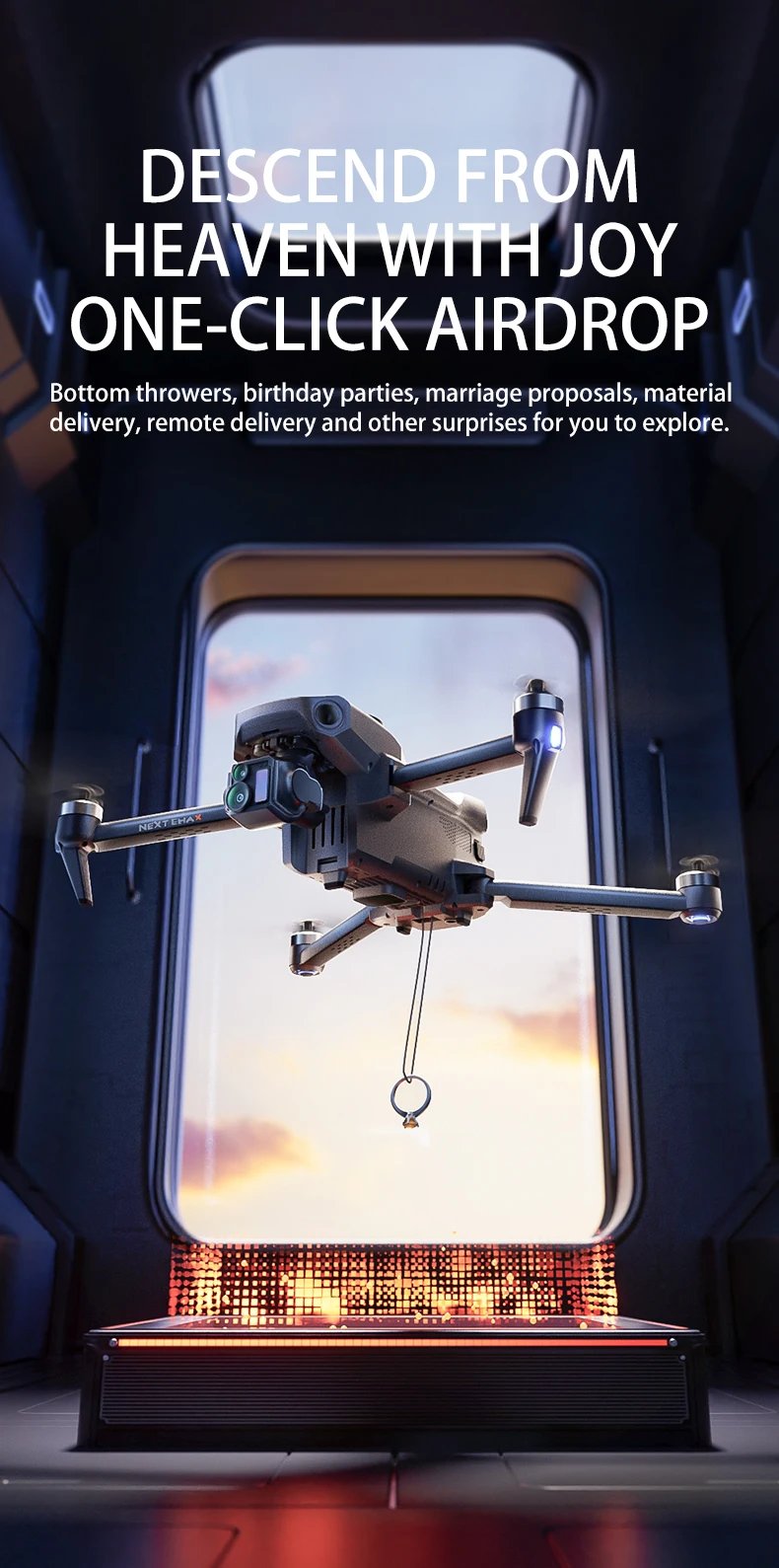 P7 MAX High-end Professional GPS Drone 8K With Screen Remote Control 20km Digital Image Transmission Brushless RC Quadcopter Toy
