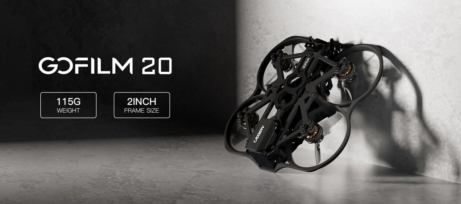 CADDXFPV Gofilm 20 4K starlight drone equip Avatar Moonlight Kit for 1303 6000KV motors with ELRS receiver CADDXFPV Gofilm 20 4K starlight drone equip Avatar Moonlight Kit for 1303 6000KV motors with ELRS receiver