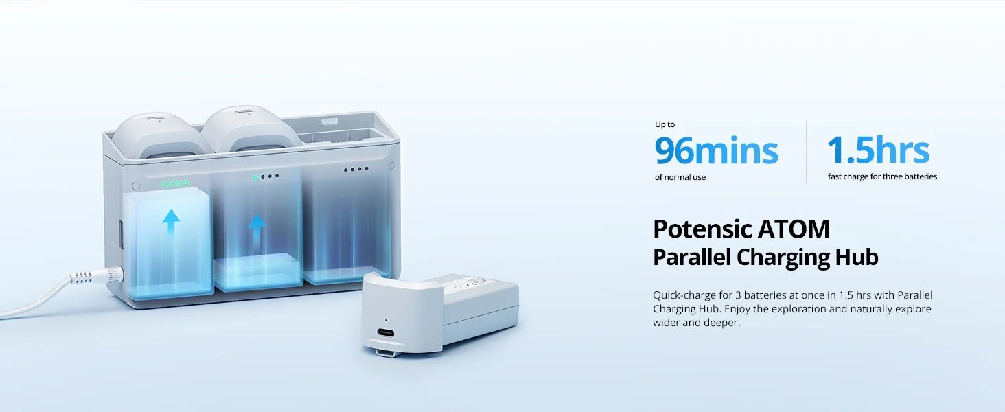 Potensic C0 4K GPS Professional Drone Max 6-KM, 3-Axis Gimbal, Visual Tracking, QuickShot, Under 249g, Return to Home-ATOM