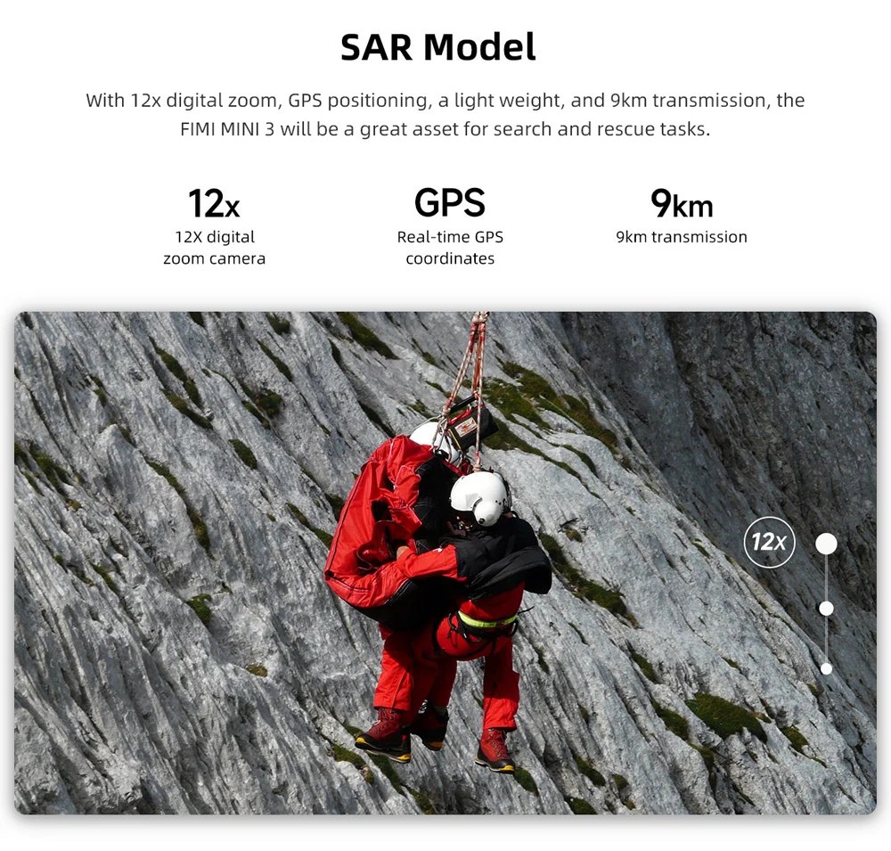 FIMI Mini 3 4K GPS drone with 3-Axis Gimbal 249g 4K/60FPS 48MP 9KM Transmission 64-Min Flight Time Super Night Video Auto Return FIMI Mini 3 4K GPS drone with 3-Axis Gimbal 249g 4K/60FPS 48MP 9KM Transmission 64-Min Flight Time Super Night Video Auto Return