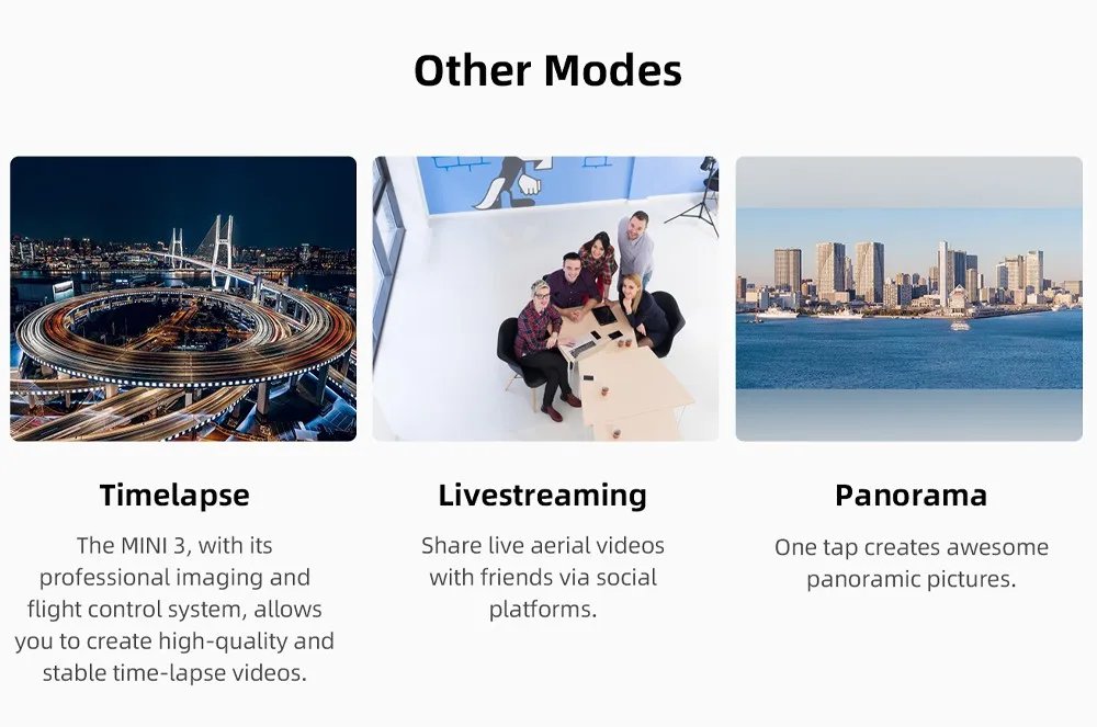 FIMI Mini 3 4K GPS drone with 3-Axis Gimbal 249g 4K/60FPS 48MP 9KM Transmission 64-Min Flight Time Super Night Video Auto Return