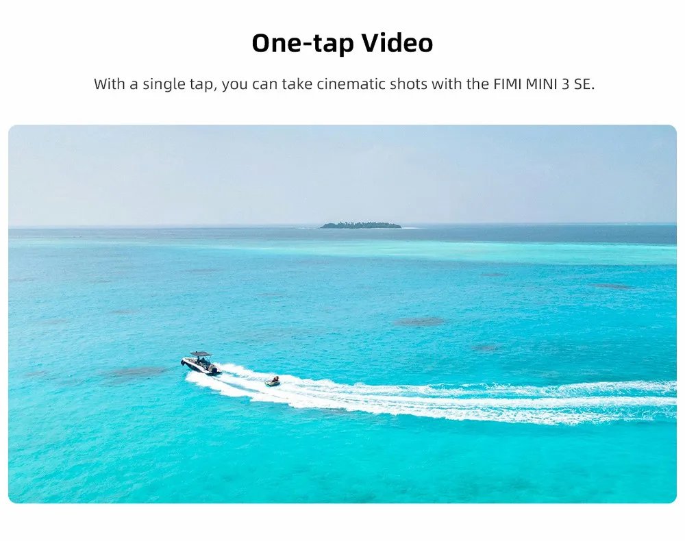 FIMI Mini 3 4K GPS drone with 3-Axis Gimbal 249g 4K/60FPS 48MP 9KM Transmission 64-Min Flight Time Super Night Video Auto Return