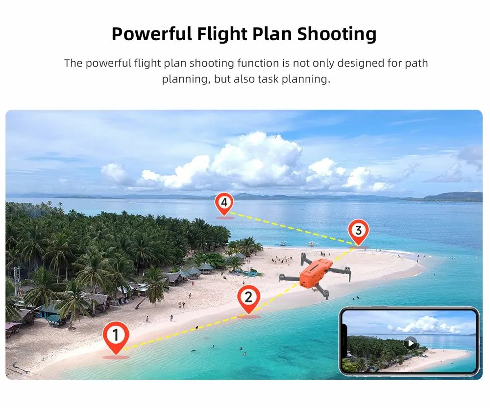 FIMI Mini 3 4K GPS drone with 3-Axis Gimbal 249g 4K/60FPS 48MP 9KM Transmission 64-Min Flight Time Super Night Video Auto Return