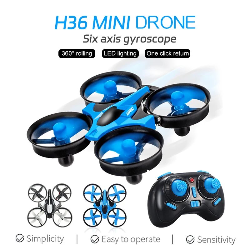 jjrc H36 Mini Drone 3D Flip Headless Mode Drones Air Pressure Height Maintain RC Quadcopter FPV Competition Dron Children's Toys - Image 2