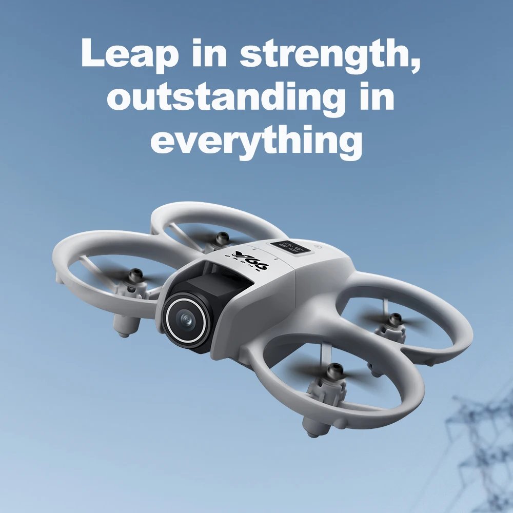 V66 Mini Drone 4K Profesional Dual Camera Headless Mode Obstacle Avoidance WiFi FPV Dron 360° Flip RC Quadcopter Toys for Kids