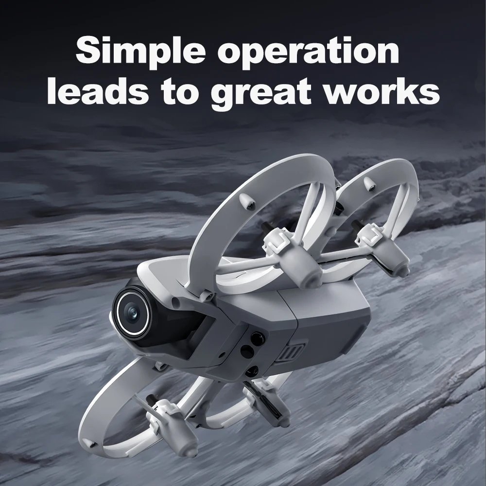 V66 Mini Drone 4K Profesional Dual Camera Headless Mode Obstacle Avoidance WiFi FPV Dron 360° Flip RC Quadcopter Toys for Kids