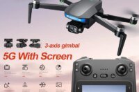 New S-X1 MAX GPS Drone Professional 4K Camera 3-axis gimbal Aerial FPV Brushless with Large Screen Remote Control Folding Dron