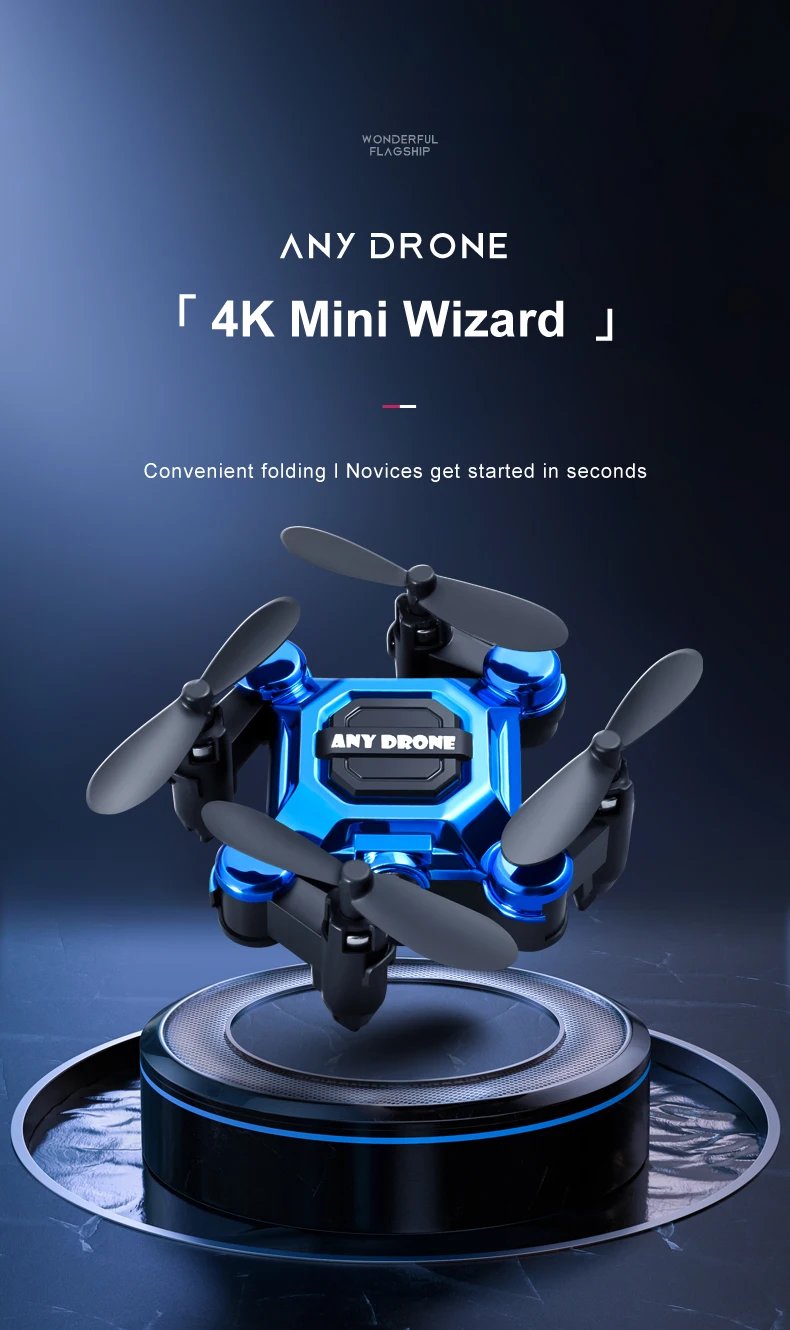 K04 Mini Folding Storage Aircraft Mini Drone Aerial Photography High Definition Explosive drone 4k profesional mavic air2