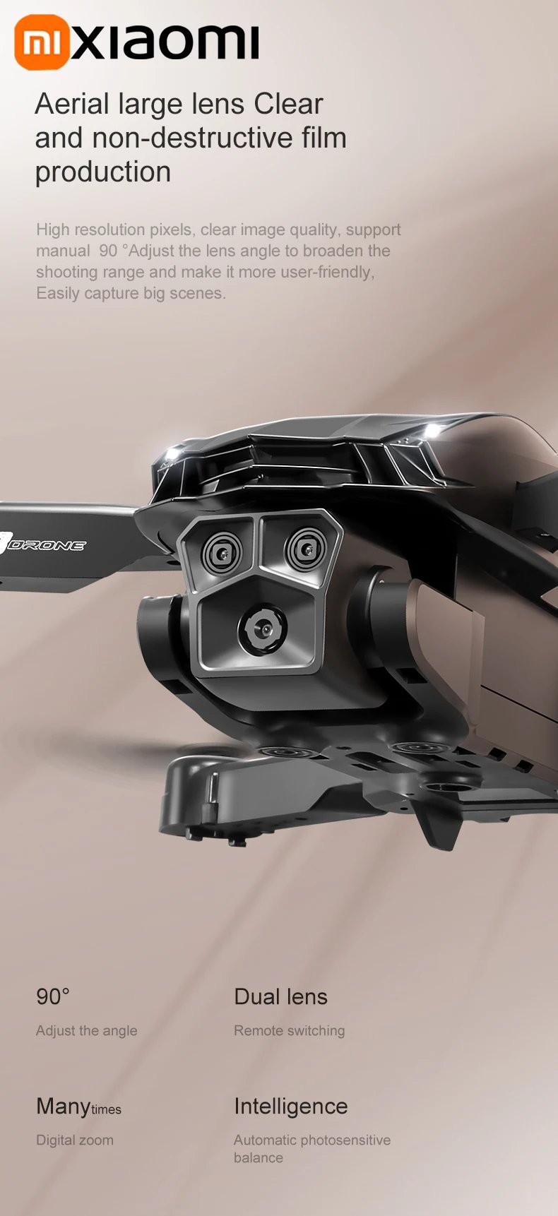 Xiaomi D88 Drone 8K Aerial HD Dual Camera Photography Intelligent Obstacle Avoidance Brushless Motor 5G WIFI GPS Return VR Drone