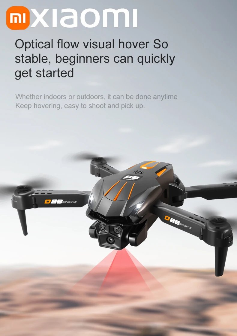 Xiaomi D88 Drone 8K Aerial HD Dual Camera Photography Intelligent Obstacle Avoidance Brushless Motor 5G WIFI GPS Return VR Drone