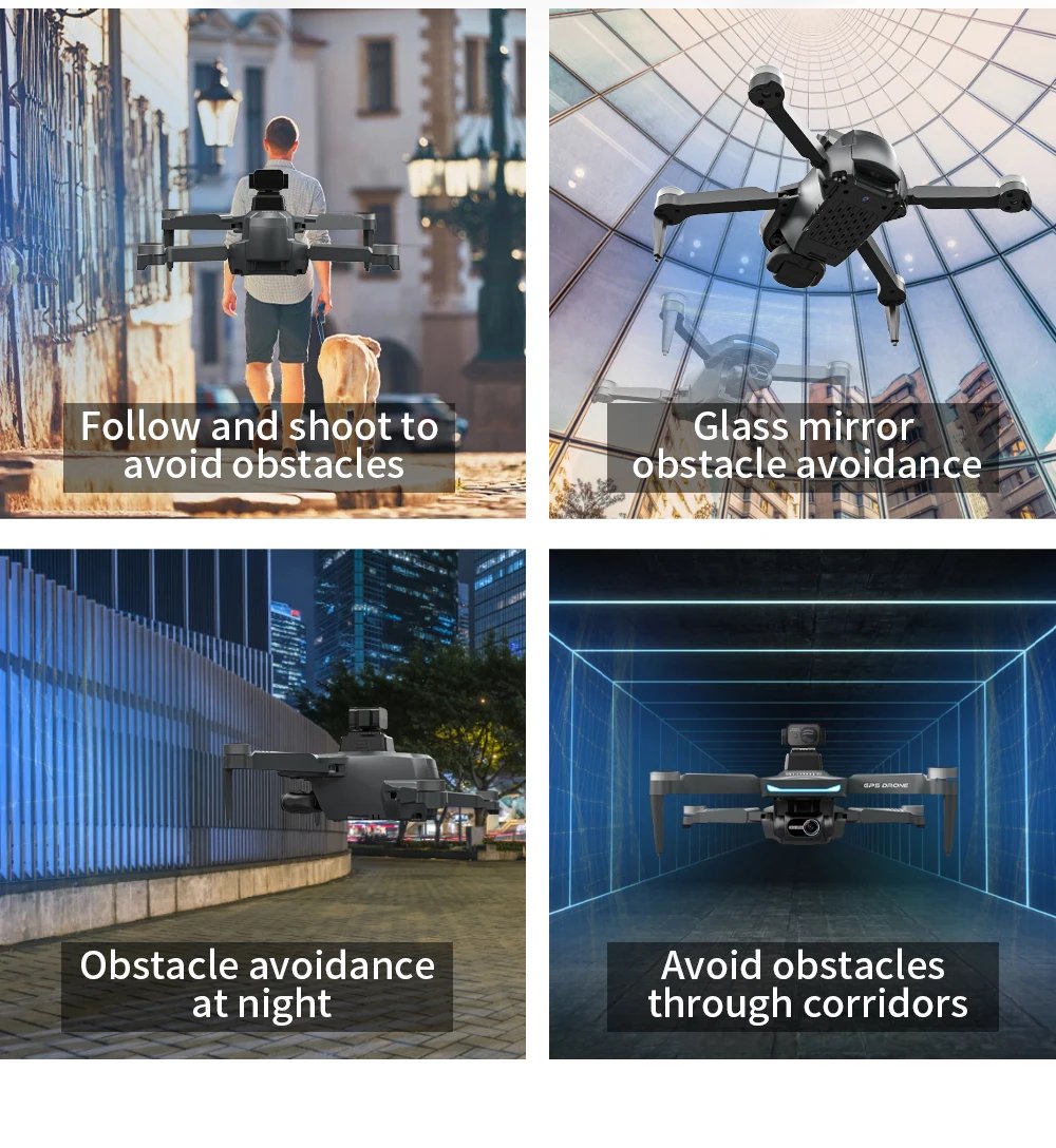 L200 PRO MAX Brushless Motor 2-Axis Gimbal 4K Profesional GPS Drone 360° Obstacle Avoidance 5G WIFI FPV Quadcopter Dron RC Toys